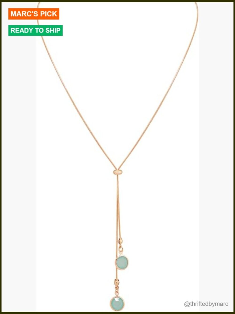 Gold Plated Dainty Snake Chain Charm Y Necklace